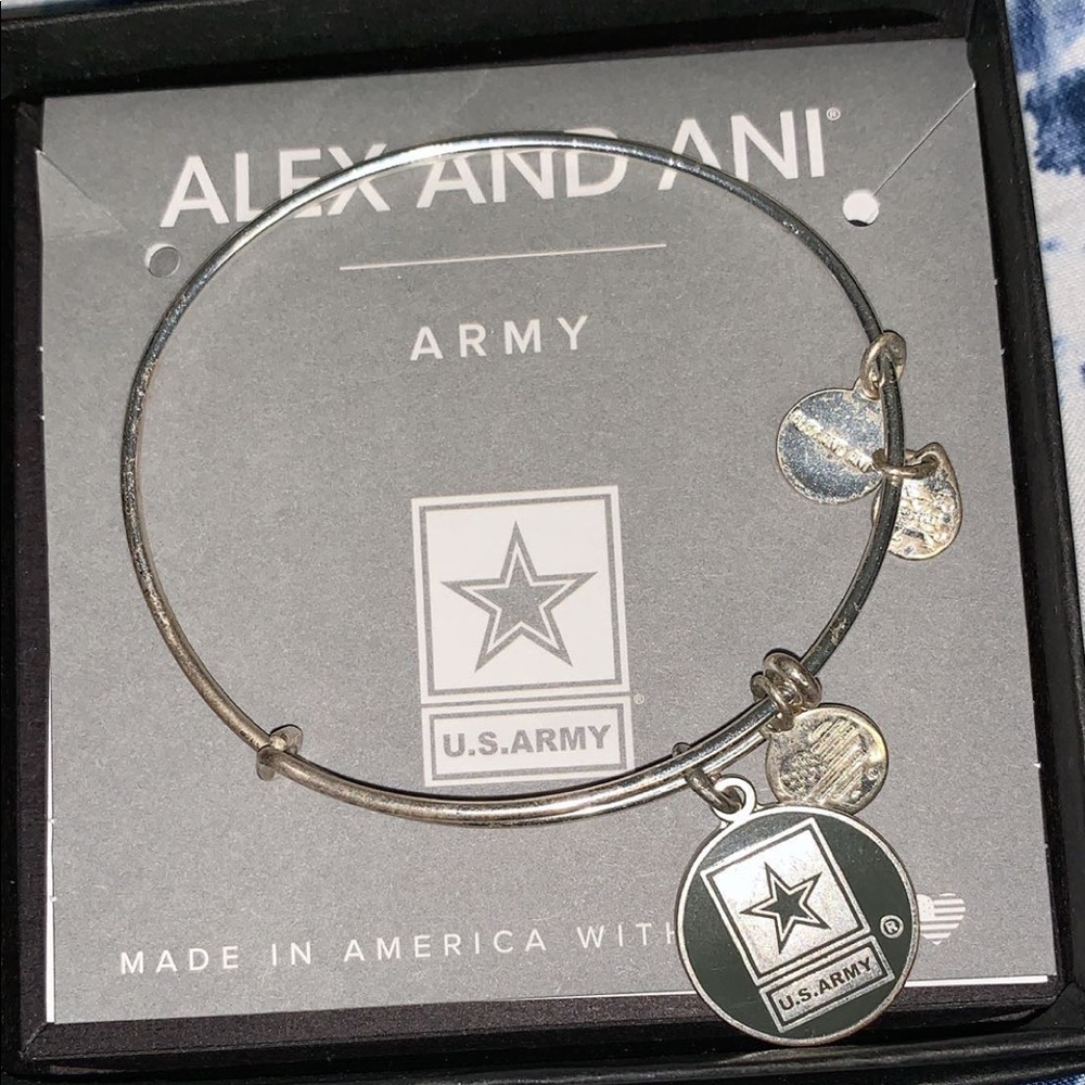 Brand new in box Army Alex and Ani bracelet